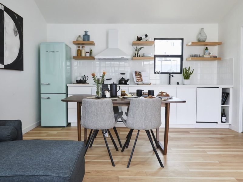 Node Living Los Angeles - Furnished Apartment 910 3Q Everett - Kitchen-1