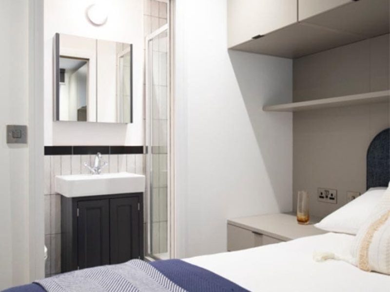 Node London Brixton - 1 Bed Apt Bedroom_Shower 4 WM