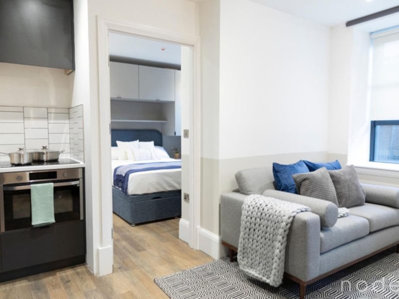 Node London Brixton - 1 Bed Apt Kitchen_Living Room_Bedroom WM