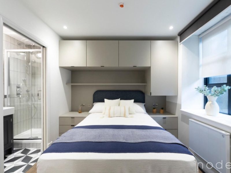 Node London Brixton - 1 Bed Apt_Bedroom_Shower WM