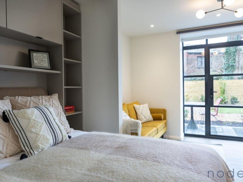 Node London Brixton - Apt 04 - Bedroom - Living Room -1 WM
