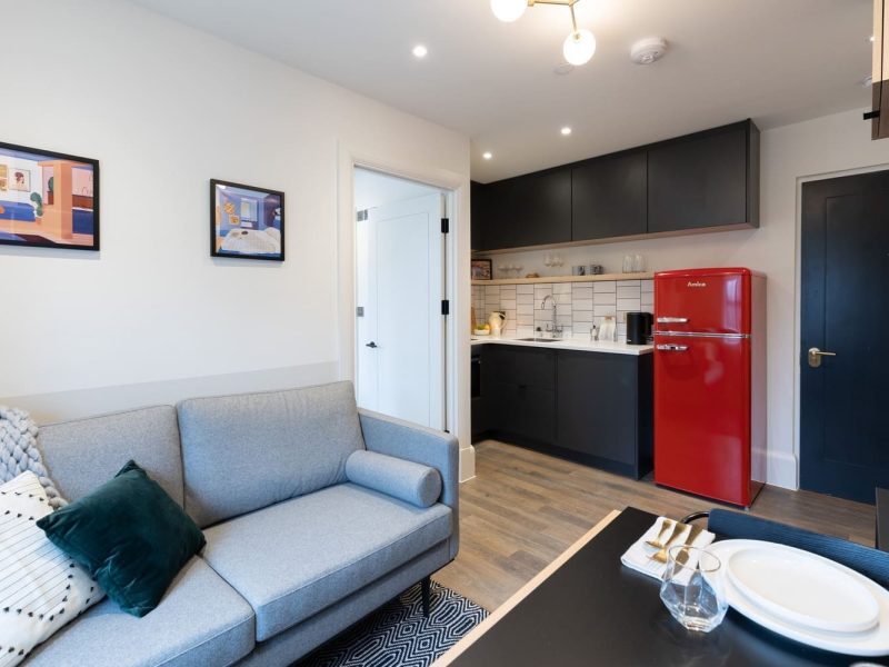 Node London Brixton - Apt 30 - Kitchen - Living Room - Dining Room-1
