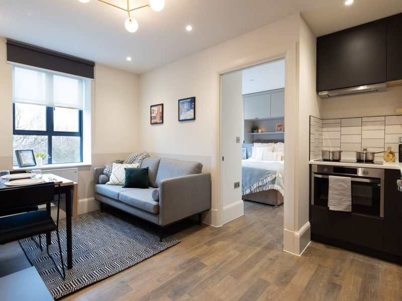 Node London Brixton - Apt 30 - Kitchen - Living Room - Dining Room-2