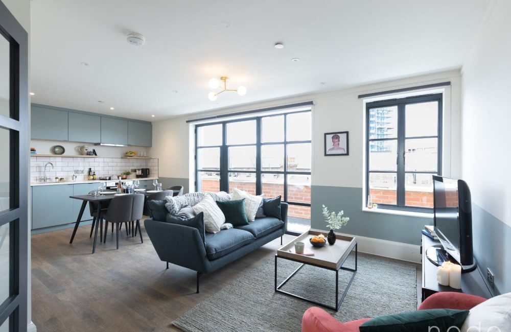 Node London Brixton - Apt 62 - Kitchen - Dining Room - Living Room-2 WM