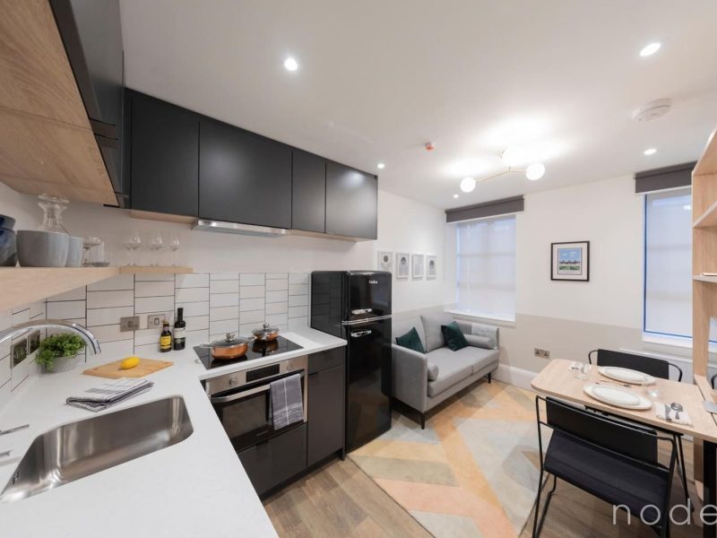 Node London Brixton - Studio_ Kitchen_Living Room WM