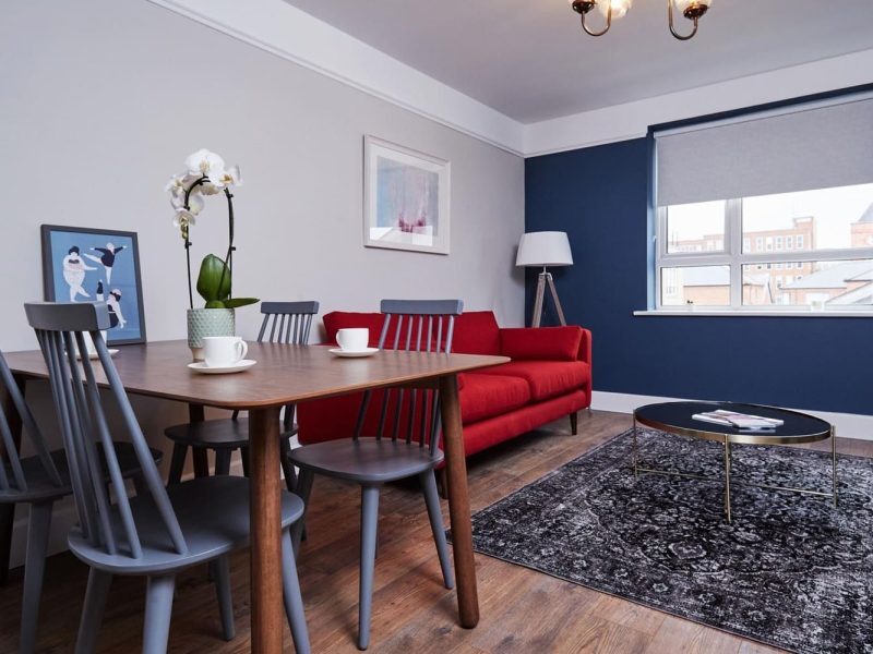 Node Living Fitzwilliam Square - Coliving Room Standard - Living Room-3