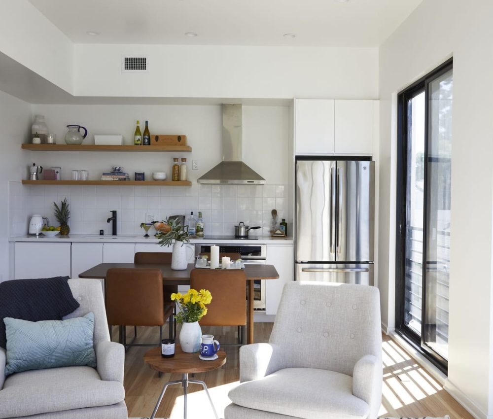 Node Living Los Angeles - Furnished Apartment 914 Everett 3BED - Living Room-4