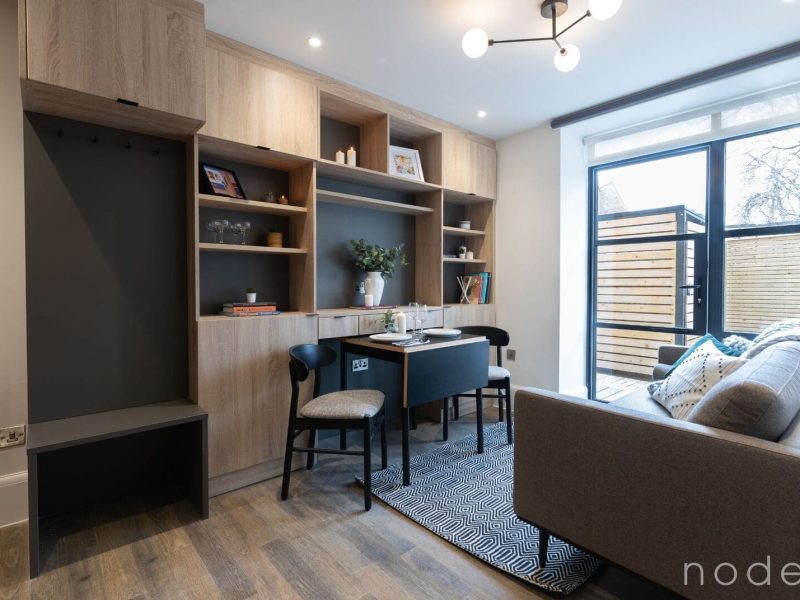Node London Brixton - Apt 07 - Living Room - Dining Room-1 WM