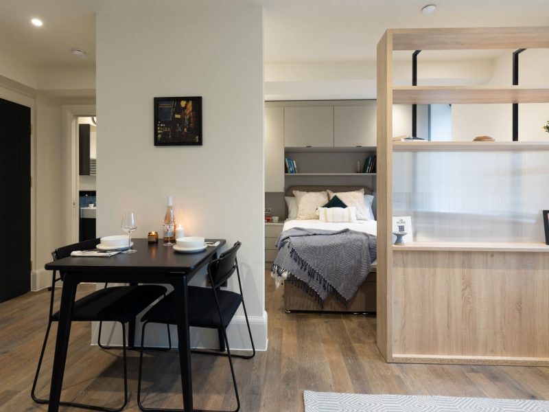 Node London Brixton - Apt 22 - Bathroom - Bedroom - Dining Room-1