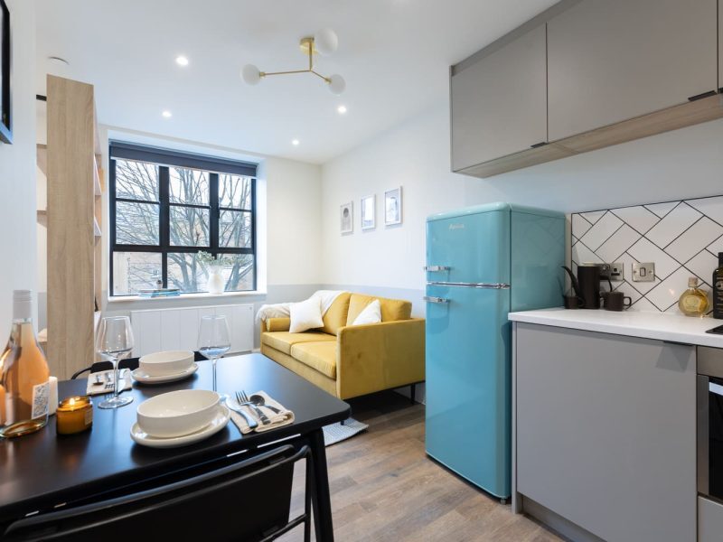 Node London Brixton - Apt 22 - Kitchen - Living Room - Dining Room-4