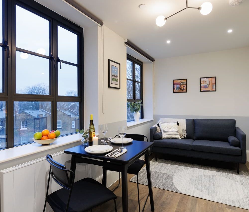 Node London Brixton - Apt 53 - Dining Room- Living Room-2