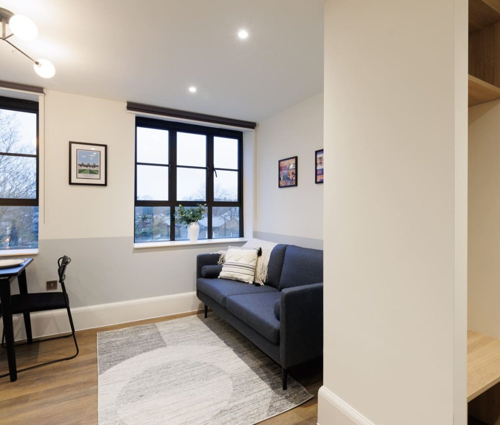 Node London Brixton - Apt 53 - Entrance- Living Room-1
