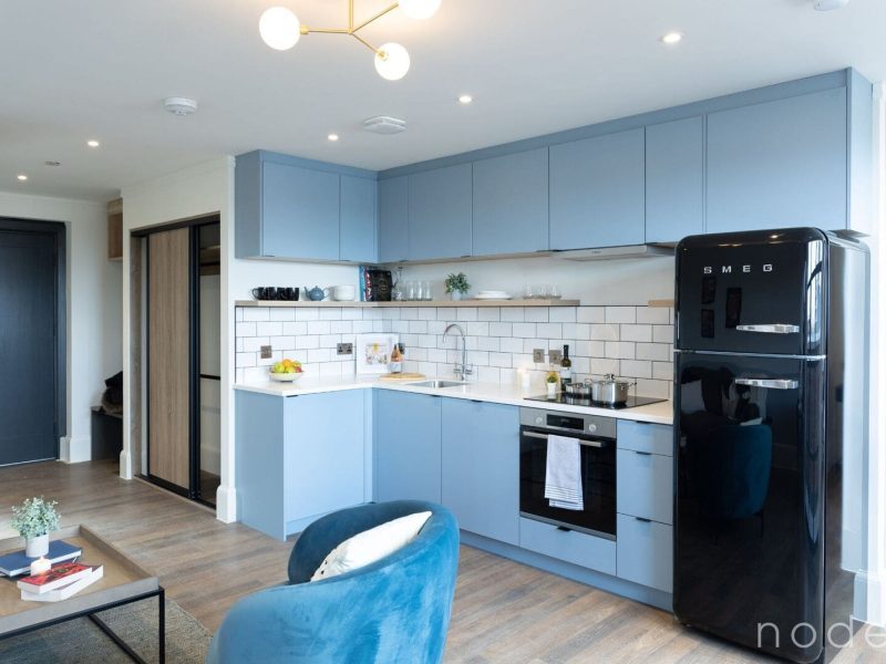 Node London Brixton - Apt 58 - Kitchen - Entrance Hall -2 WM