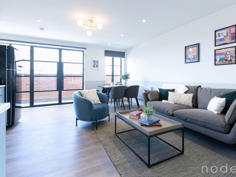 Node London Brixton - Apt 58 - Kitchen - Living Room - Dining Room-1 WM