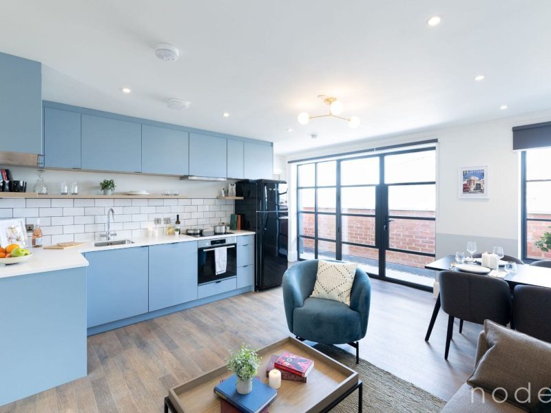 Node London Brixton - Apt 58 - Kitchen - Living Room - Dining Room-3 WM